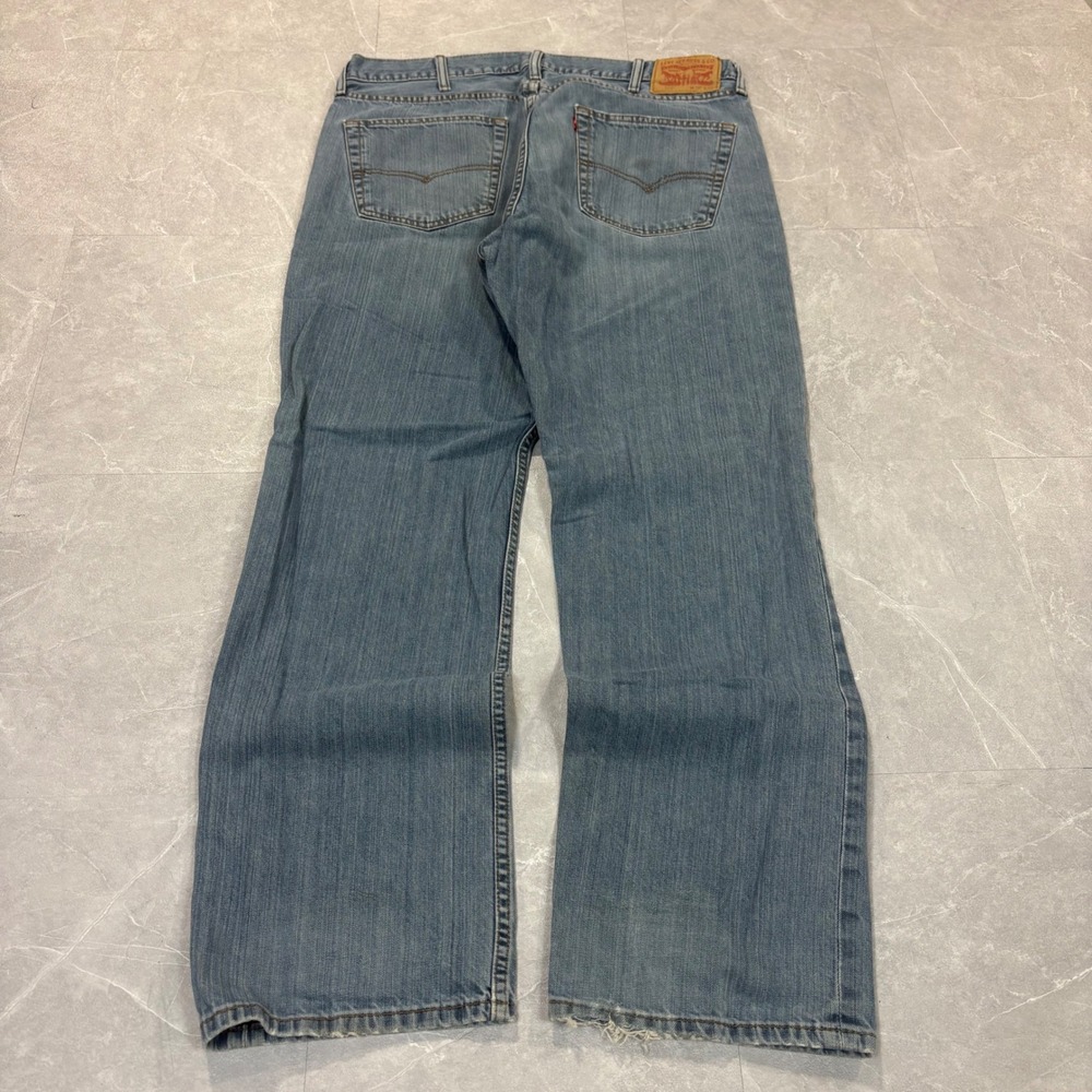 Levis 559 Relaxed Straight Jeans Mens 38x32 Blue Denim Medium Wash 4272